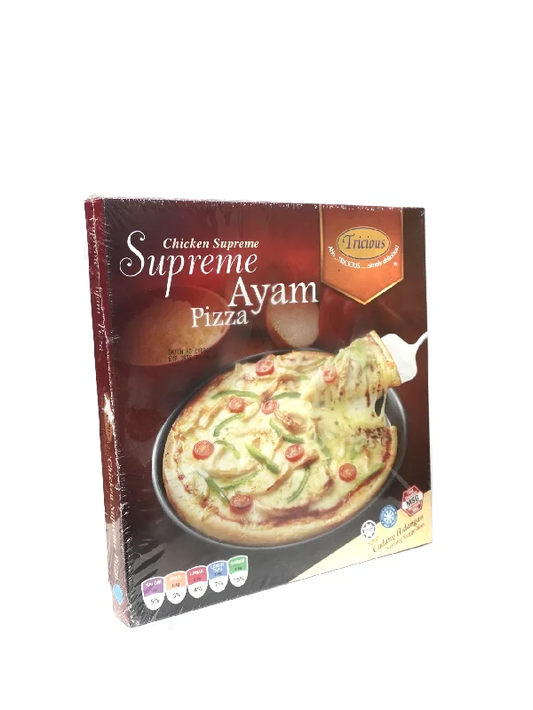 TRICIOUS 9.5'' PIZZA CHICKEN SUPREME 300GM