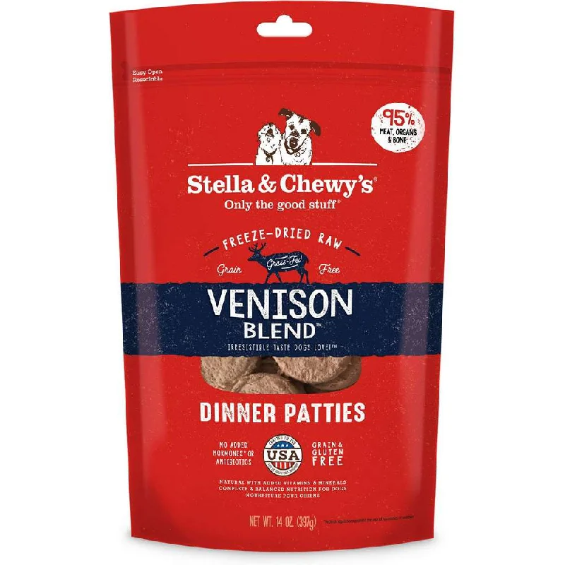 Stella & Chewy's Venison Blend Dinner Patties Freeze-Dried Dog Food