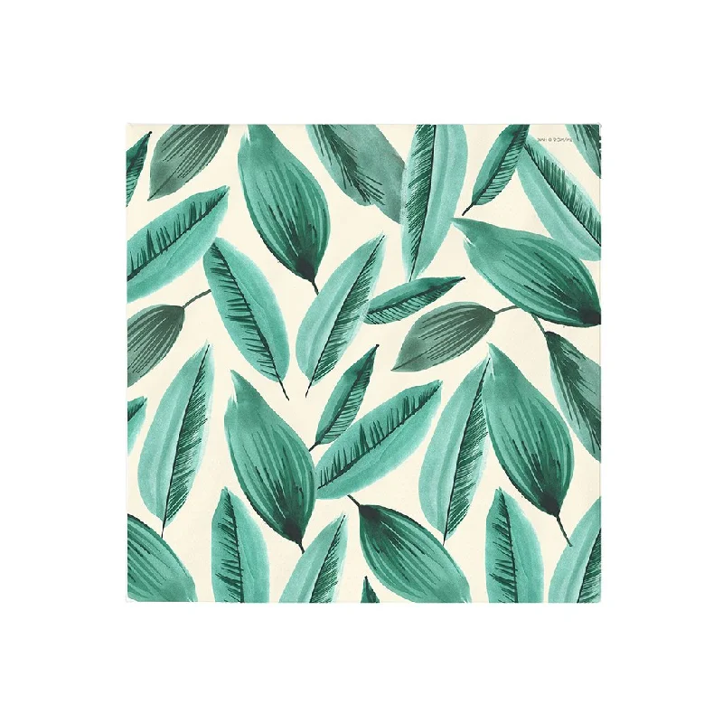 Hallmark : Palm Leaves Print Cocktail Napkins, Set of 16