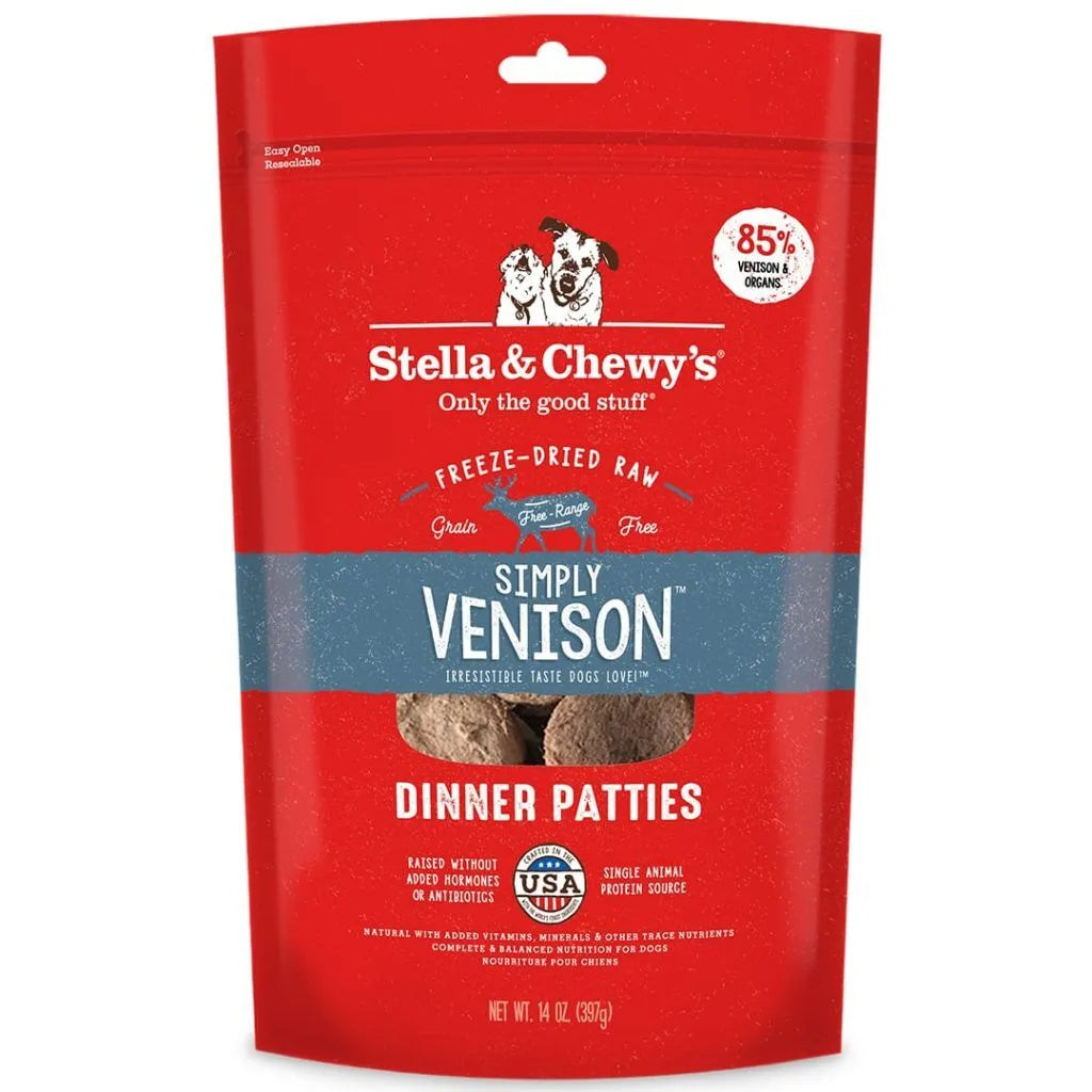 Stella & Chewy's - Simply Venison Freeze Dried Dinner Patties for Dogs