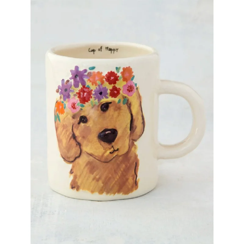 Natural Life : Embossed Cup of Happy - Dog