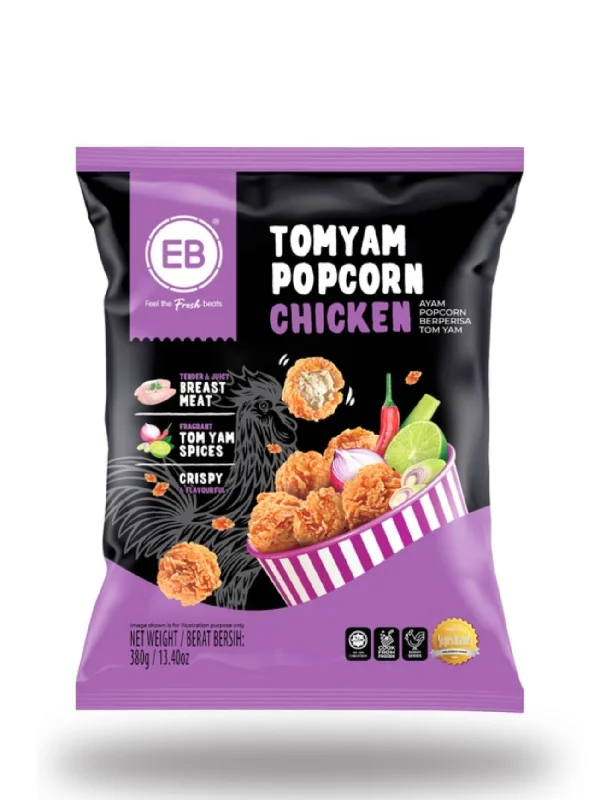 EB TOMYUM POPCORN CHICKEN 380G