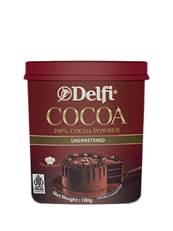 DELFI UNSWEETENED COCOA POWDER 180GM