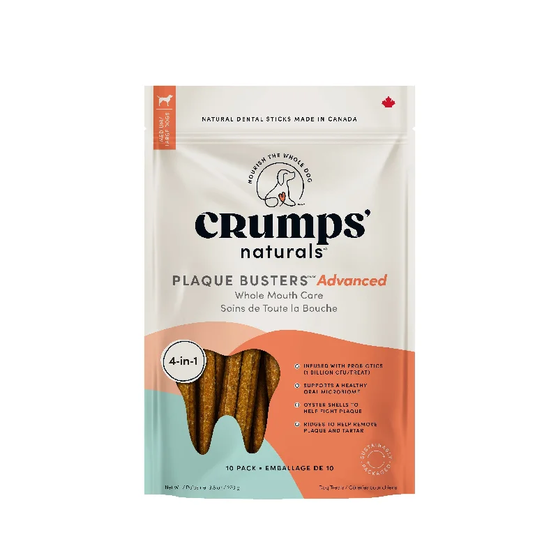 Crumps' Naturals Plaque Busters Whole Mouth Care Dental Sticks for Dogs