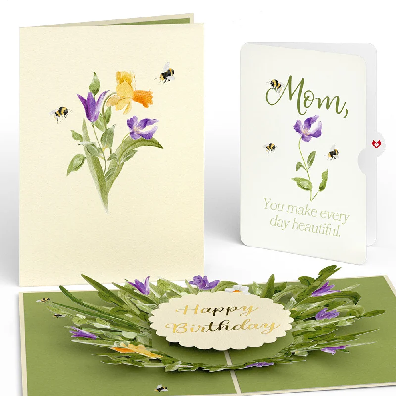 Bloom Birthday Pop-Up Card and Sentiment Set for Mom