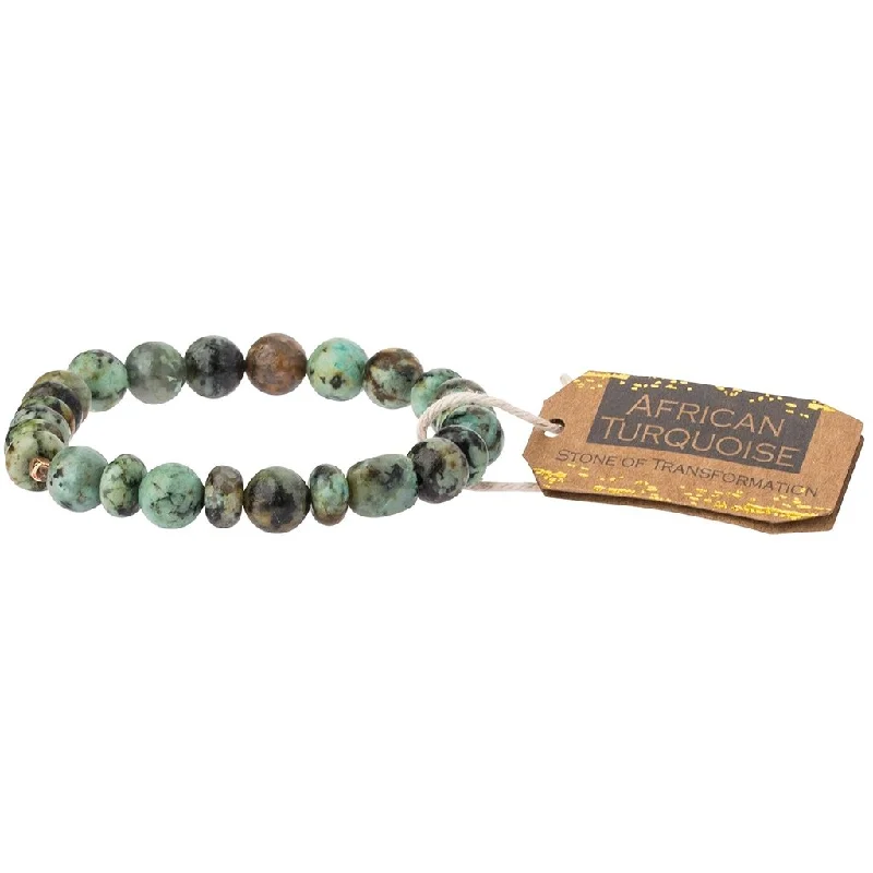 Scout Curated Wears : African Turquoise Stone Bracelet - Stone of Transformation