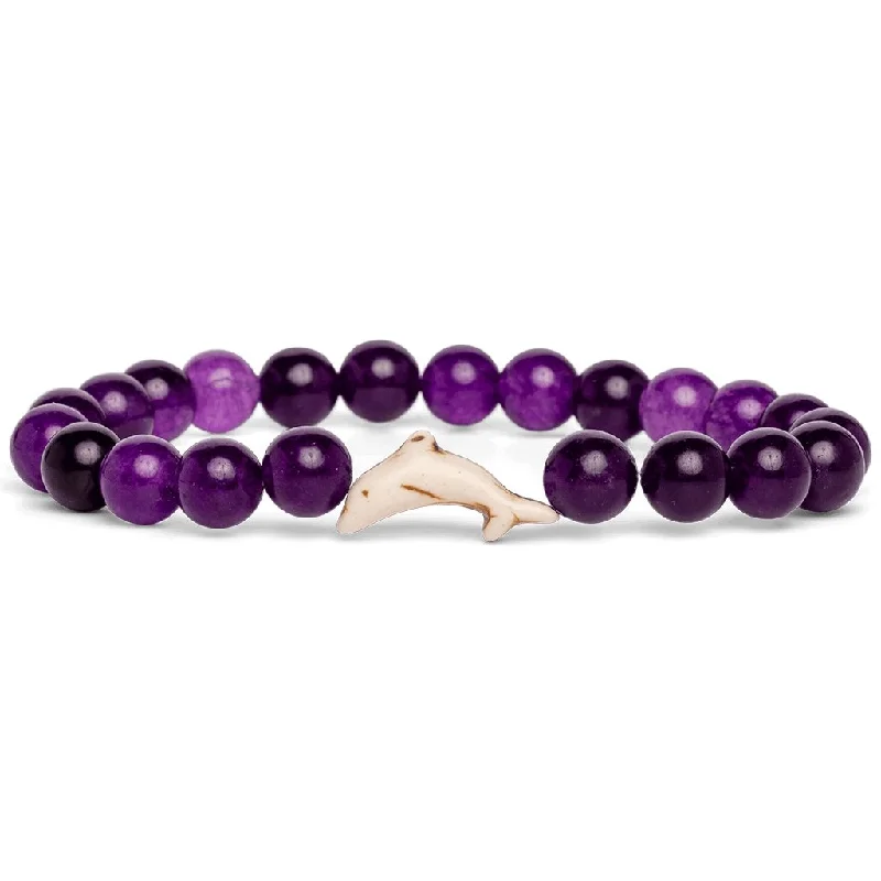 Fahlo : The Odyssey Bracelet - Dolphin-Tracking Bracelet in Echo Purple