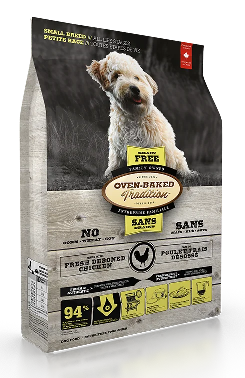 Oven-Baked Tradition Grain-Free Dry Food for Small Dog Breeds - Chicken