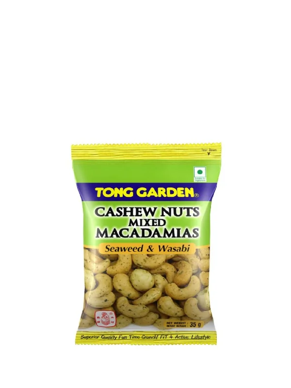 TONG GARDEN CASHEW NUTS MIX MACADAMIA& WSABI 30GM