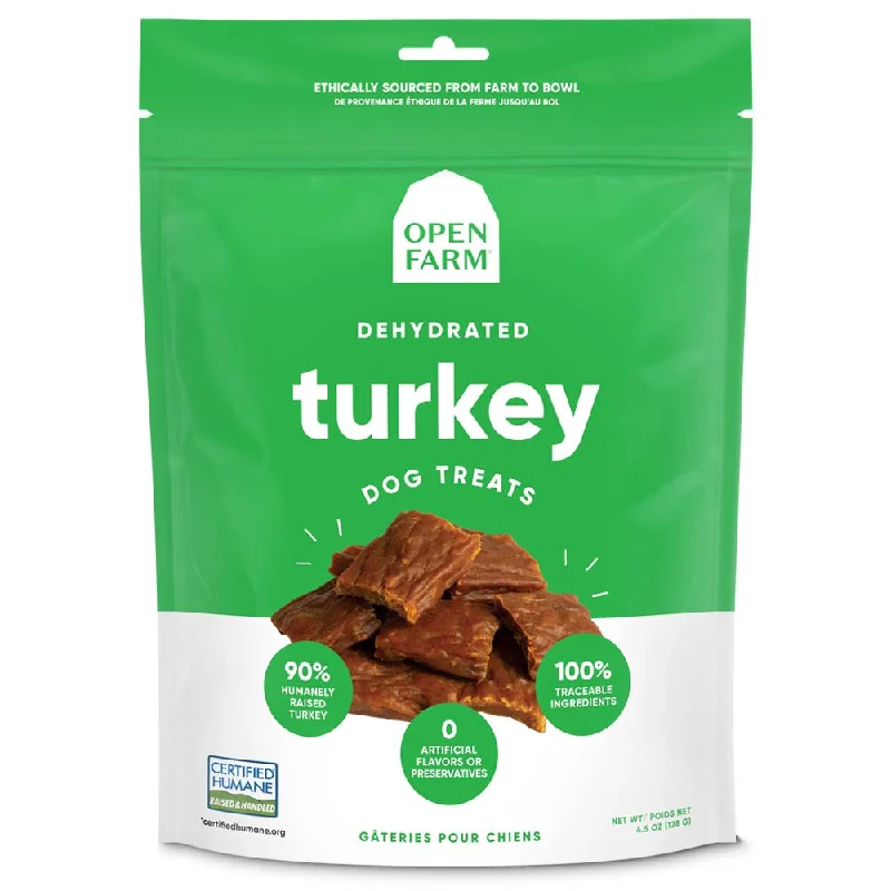 Open Farm for Dogs - Dehydrated Turkey Treats (4.5oz)