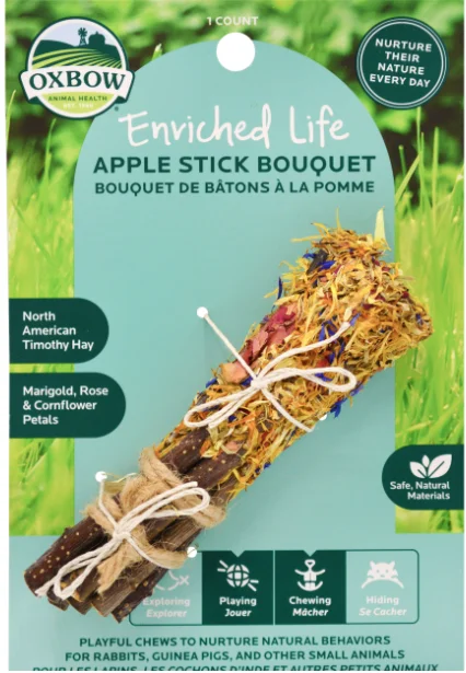 Oxbow Enriched Life - Natural Chews - Apple Stick Bouquet