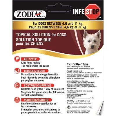 Zodiac Infestop Topical Flea Adulticide Dogs