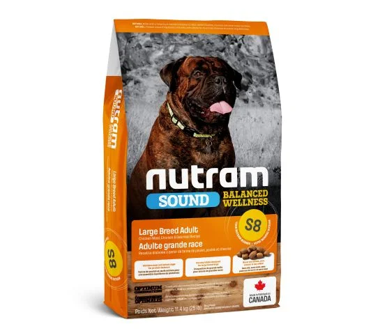 NUTRAM SOUND (S8) BALANCED WELLNESS for Large Breeds: Chicken and Oats