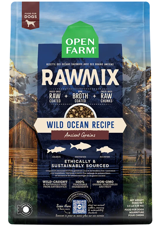 Open Farm RawMix Wild Ocean Recipe with Ancient Grains Dry Dog Food