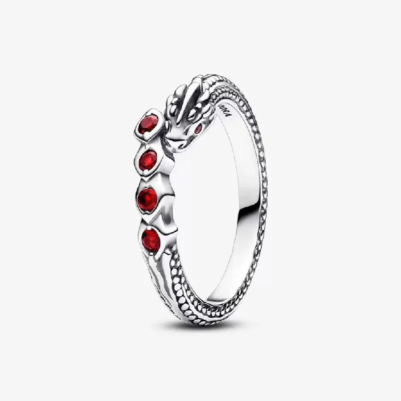 PANDORA : Game of Thrones Dragon Sparkling Ring in  Sterling silver