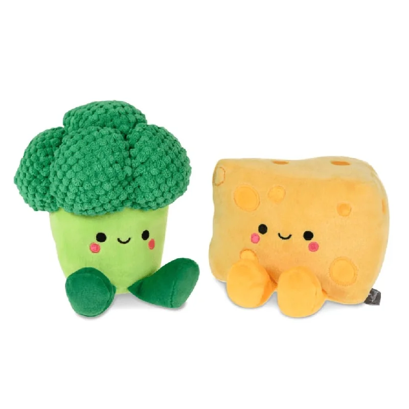 Hallmark : Better Together Broccoli and Cheese Magnetic Plush