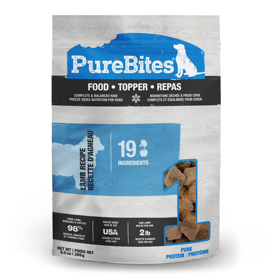 PureBites For Dogs - Lamb Freeze Dried Food Topper