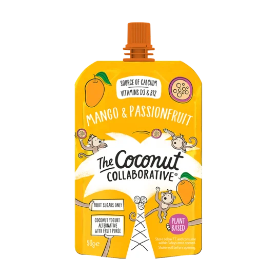 The Coconut Collaborative Mango & Passionfruit Kids Yogurt Pouch 90g