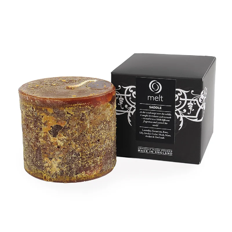 Melt Saddle Scented Short Fat Candle