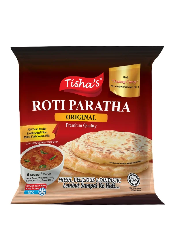 TISHAS ROTI PARATHA ORIGINAL W CURRY 200G