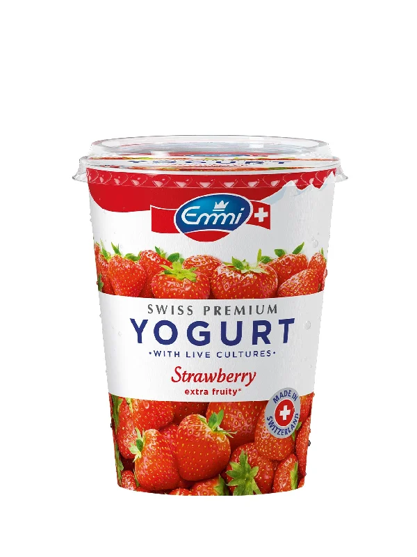 EMMI SWISS PREMIUM STRAWBERRY YOGURT 450G