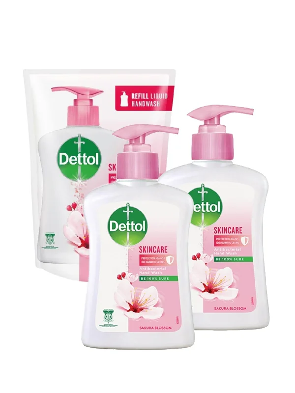 DETTOL HAND WASH SKINCARE 3X250ML