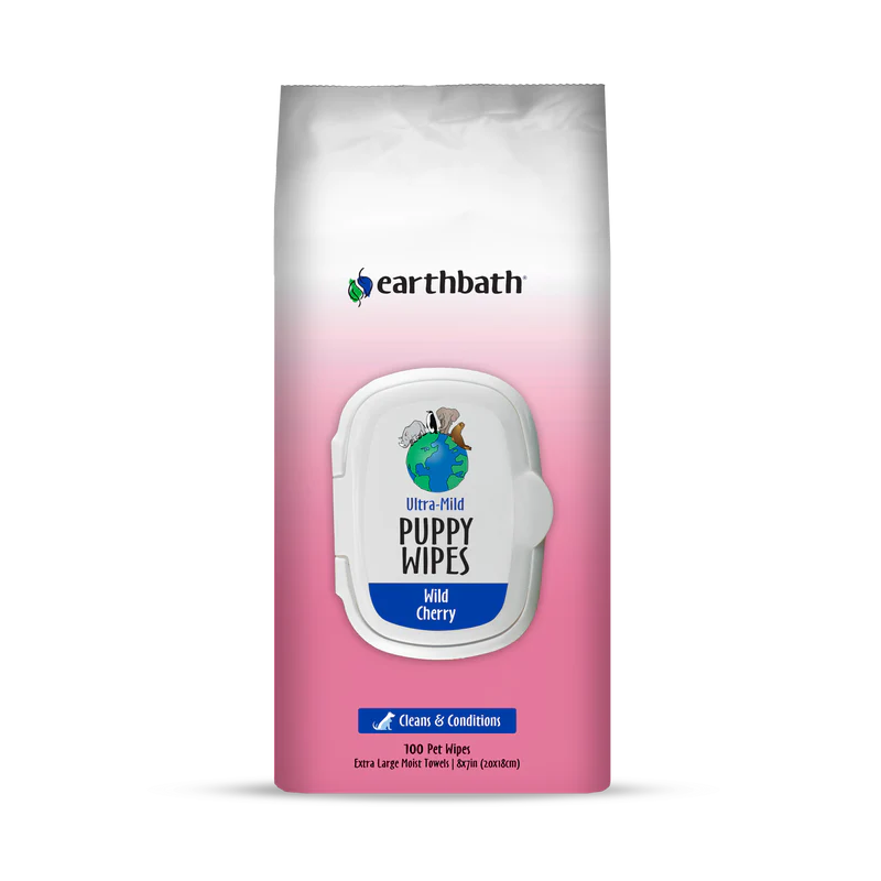 Earthbath Ultra-Mild Puppy Wipes