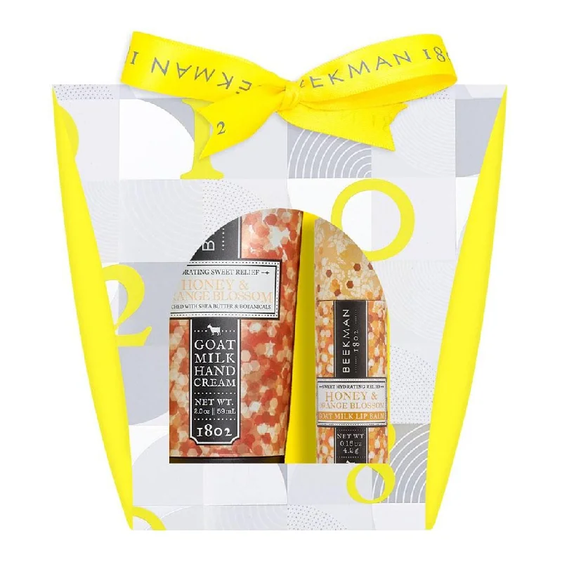 Beekman 1802 : Sweet To Be Kind Hand Cream & Lip Balm Set in Honey & Orange Blossom