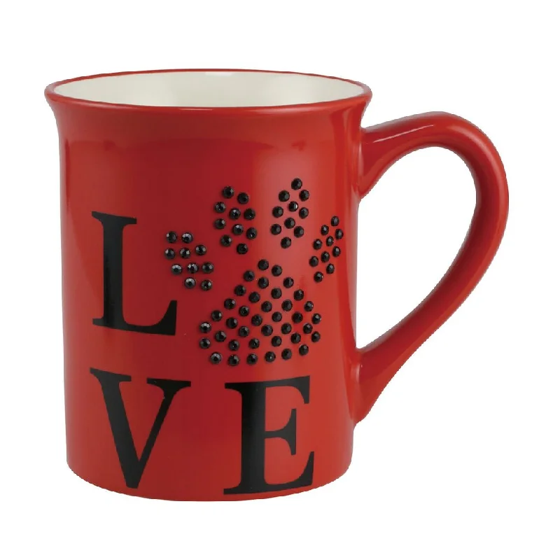 Our Name Is Mud : Pet Lover Rhinestone Mug 16oz