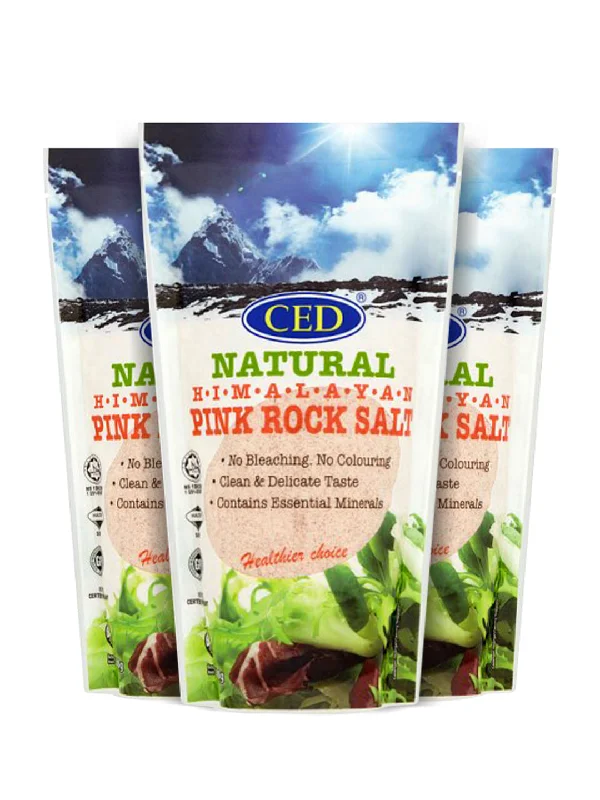 CED NATURAL HIMALAYAN PINK ROCK SALT 3X500G