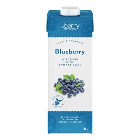 The Berry Company - Blueberry, Grape & Baobab Juice Blend 1L (12pk)