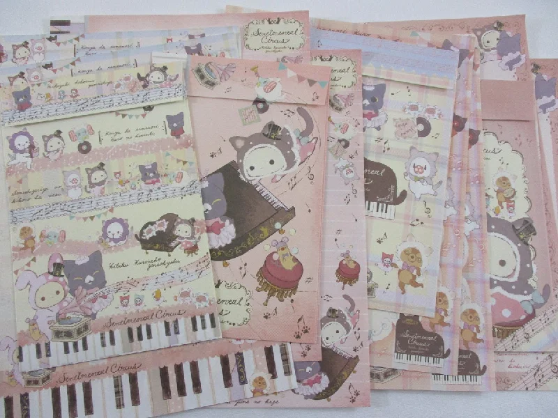 Cute Kawaii San-X Sentimental Circus Letter Sets - G