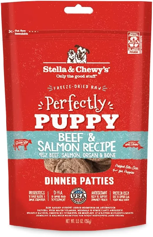 Stella & Chewy's: Perfectly Puppy Freeze-Dried Dinner Patties (Beef & Salmon)