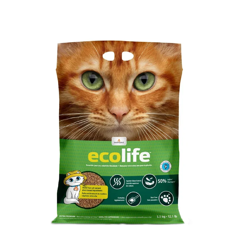 Intersand Ecolife Clumping Cat Litter (5.5 kg)