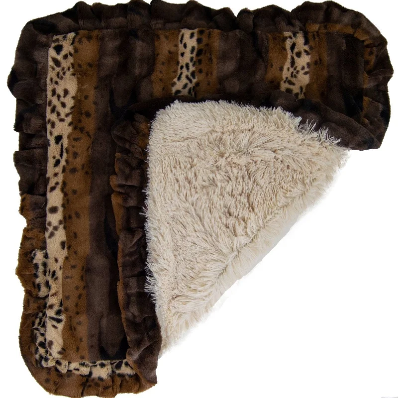 Faux Fur Dog Blanket Animal Kingdom/Blondie