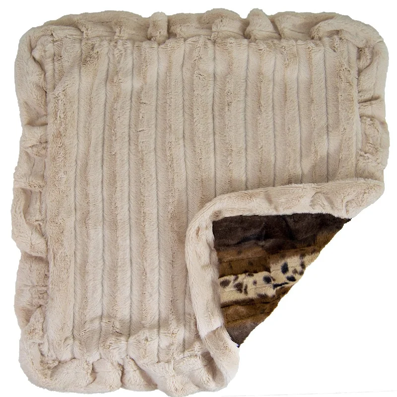 Faux Fur Dog Blanket Animal Kingdom/Natural Beauty