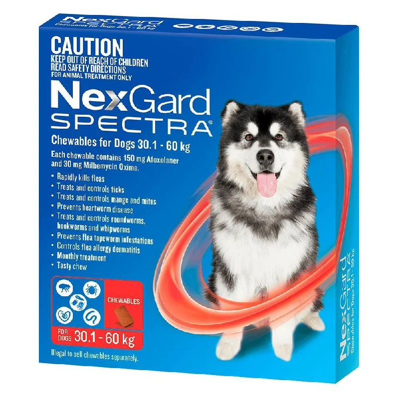 Nexgard Spectra Dog 30.1-60kg Red 6 Pack<3 <3 <3