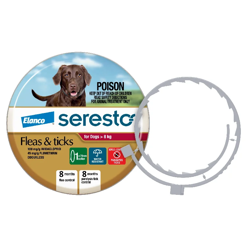 Seresto Flea and Tick Collar for Dogs Over 8kg