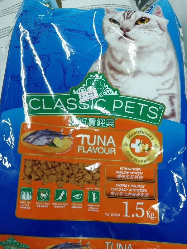 Classic pets cat food Tuna 1.5kg ×6bags