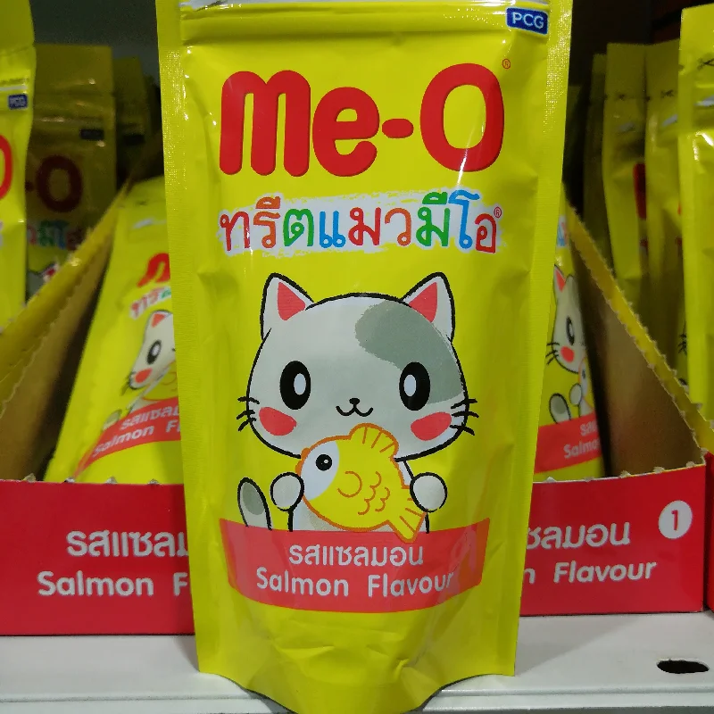 Me-o Cat Treats Salmon Flavour. 1pack x 12