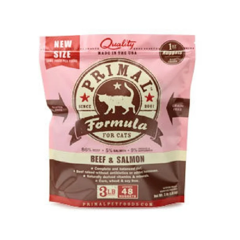 Frozen Beef & Salmon Cat Food