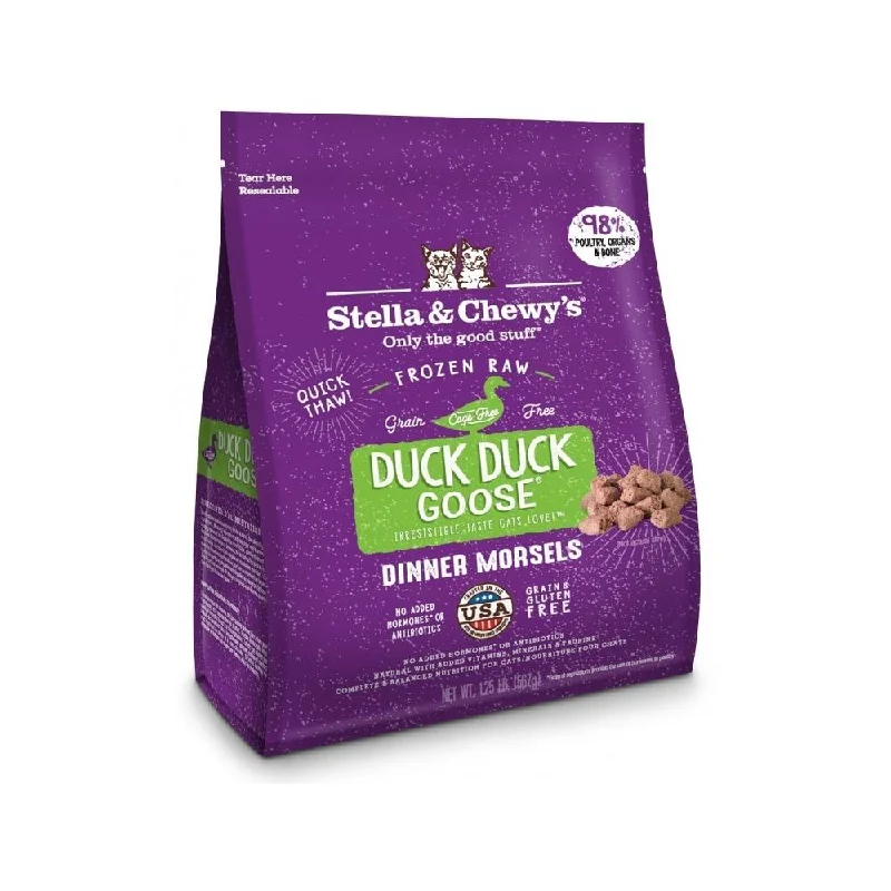 Frozen Raw Duck & Goose Dinner Morsels Cat Food