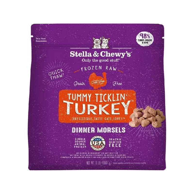 Frozen Raw Turkey Dinner Morsels Cat Food