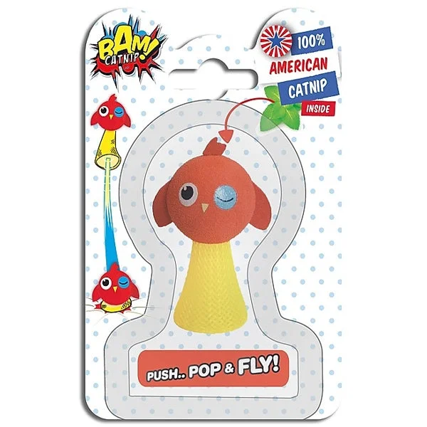 BAM! Catnip Pop & Fly Cat Toy